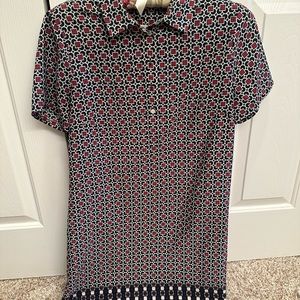 J Crew shirt dress. Size 10. Short sleeves.